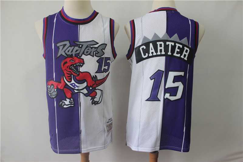 Raptors 15 Vince Carter Purple White Split Swingman Jersey Dzhi,We sell and wholesale Raptors 15 Vince Carter Purple White Split Swingman Jersey Dzhi on line form chian!